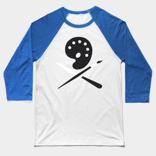 Art Pirate Baseball T-Shirt